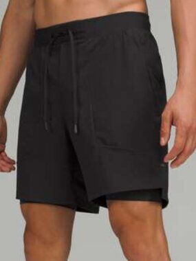 Lululemon License to Train Linerless Short 7"in Black size M NWOT